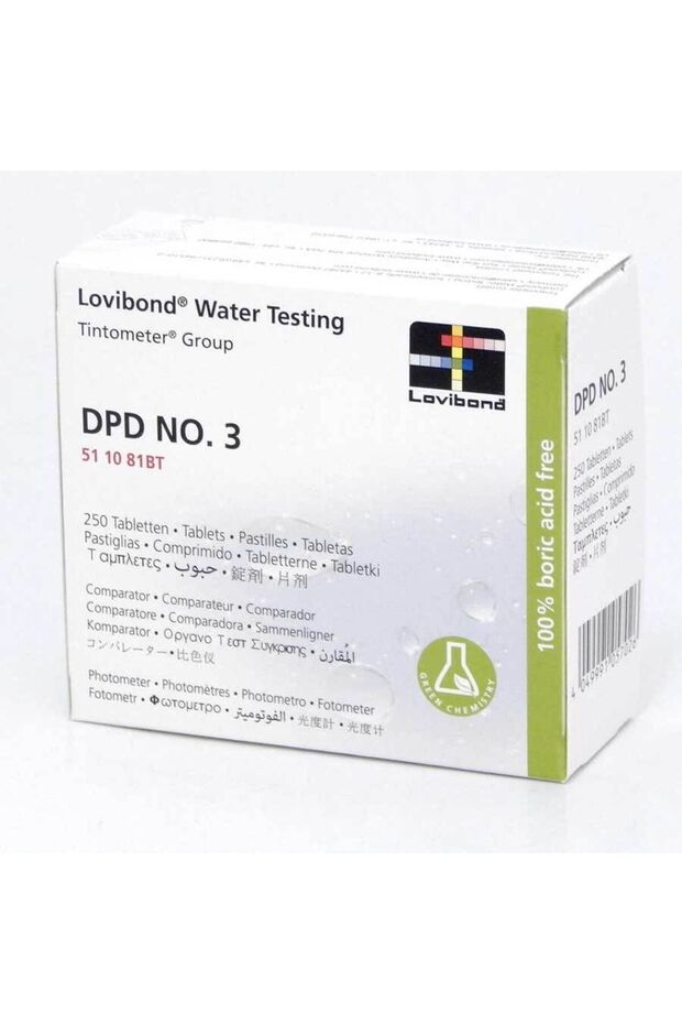 Dpd No:3 Photometer 250tablet