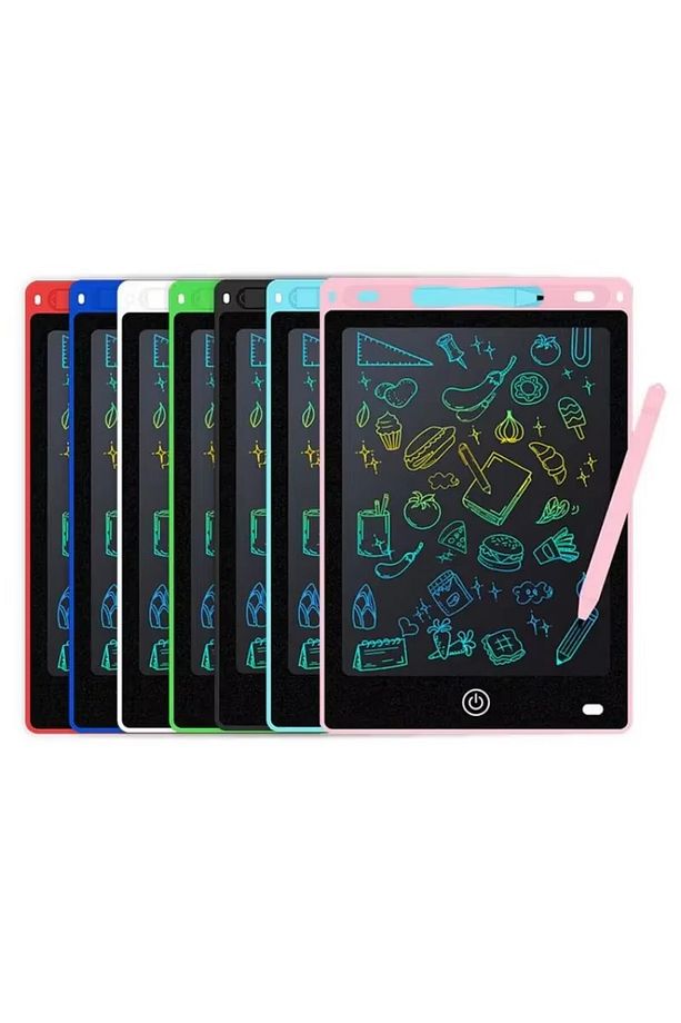 çocuklar için hediye Renkli LCD ekran elektronik eğitim çizim tableti boyama yazma tableti el yazısı - 4