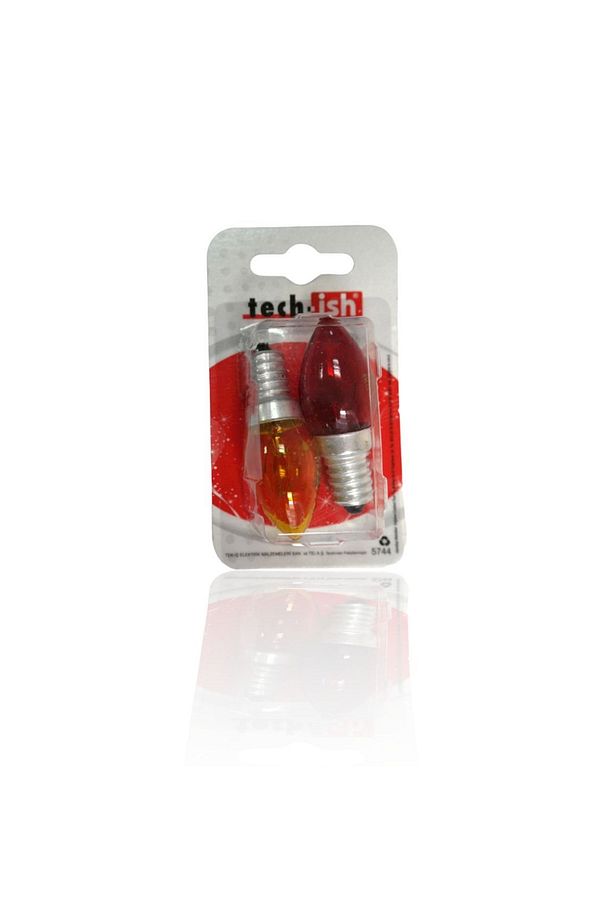 Tek-iş E14 7w Dimmer Uyumlu Flamanlı Tuz Lambası Ampulü – Şeffaf, 2’li Paket - 4