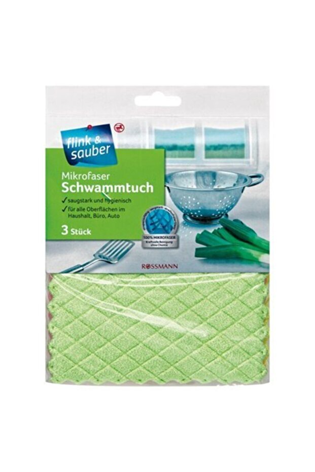 Mikrofiber Rosalt Sünger Bezler 3'lü - 1