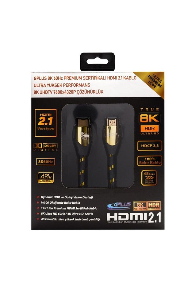 8k6020 2 Metre 8k Ultra Hd 60hz 48 Gbps Hdcp 2.3 Hdmı 2.1 Earc D-hdr 28 Awg Örgü Kablo 8k6020 - 7