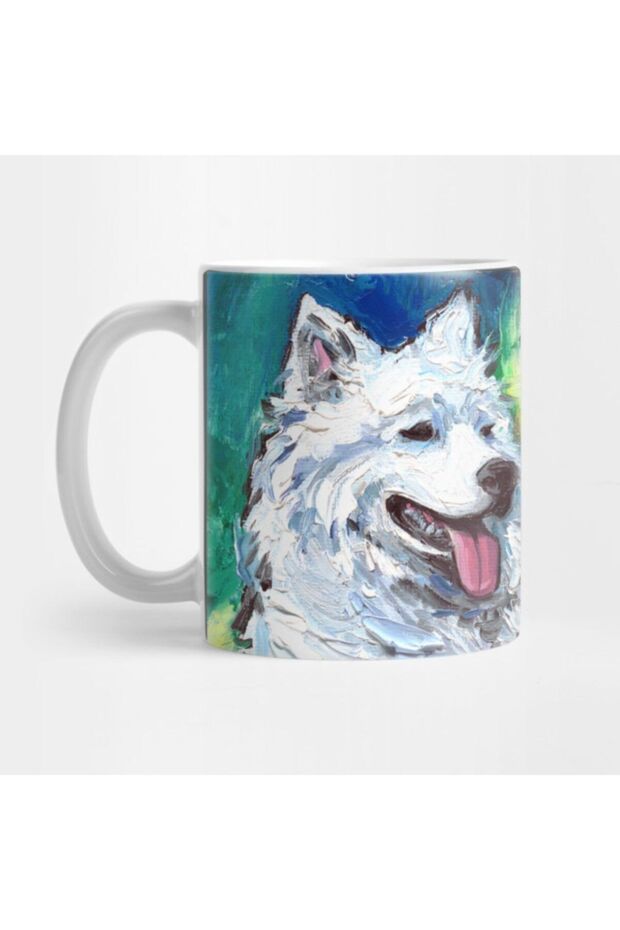 Samoyed Night Mug, Gift, Dowry, Presentation Holder