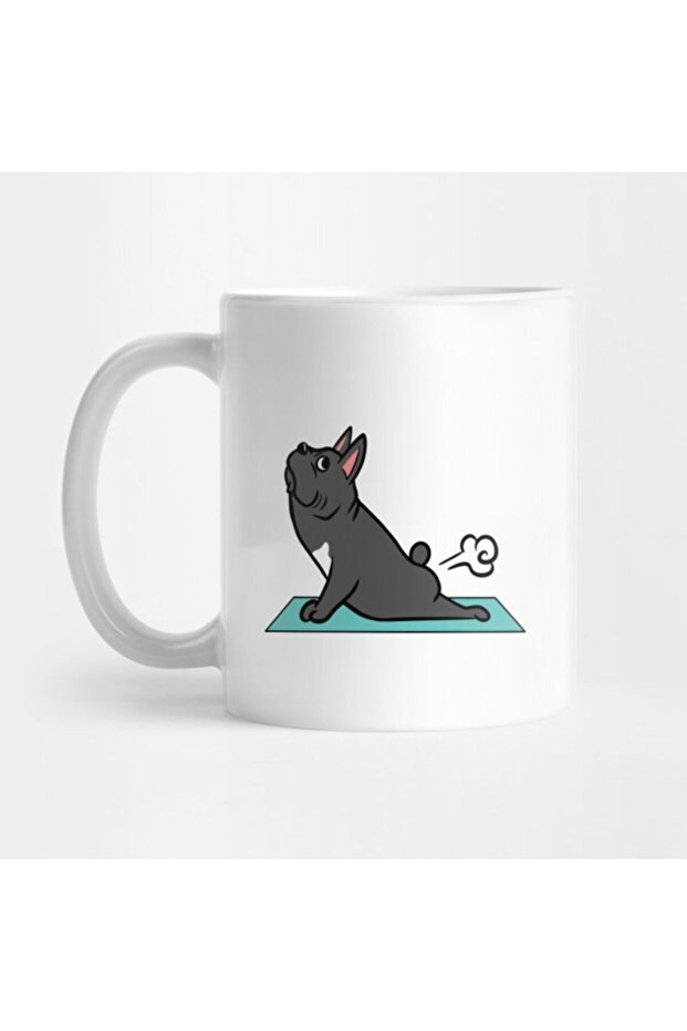 French Bulldog Yoga Pose Mug, Gift, Dowry, Presentation