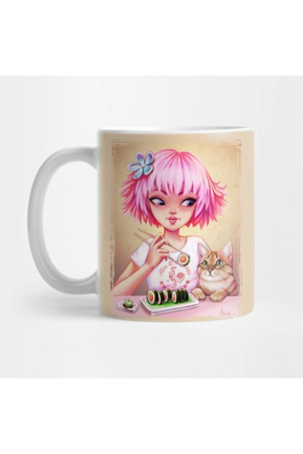 Sushi Cat Mug, Gift, Dowry, Presentation