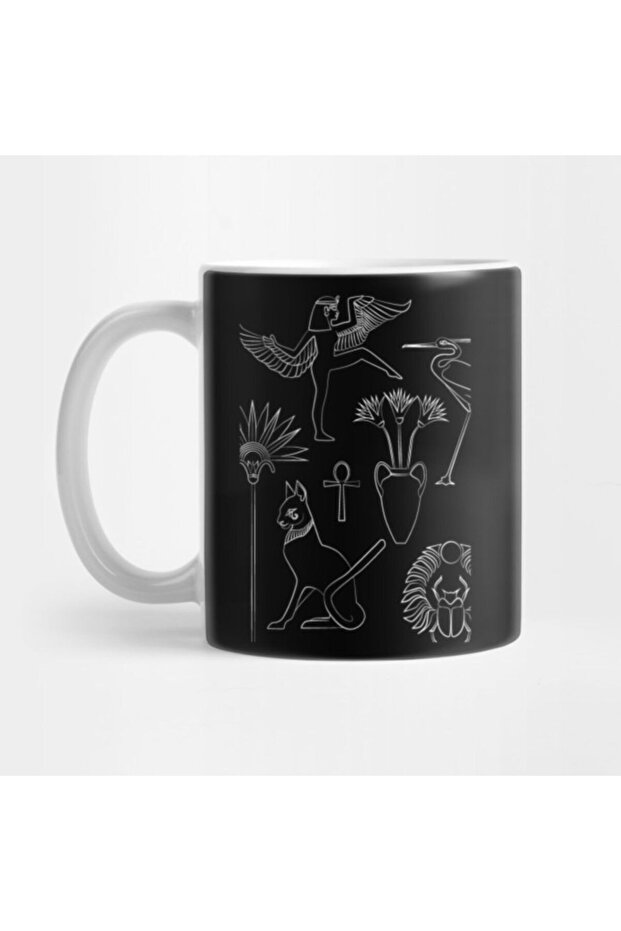 Egyptian Abstract Art Mug, Gift, Dowry, Presentation Holder