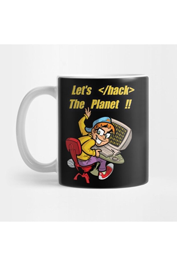 Let's Hack The Planet!!كوب برمجة المبرمج Geek Hacker - 1