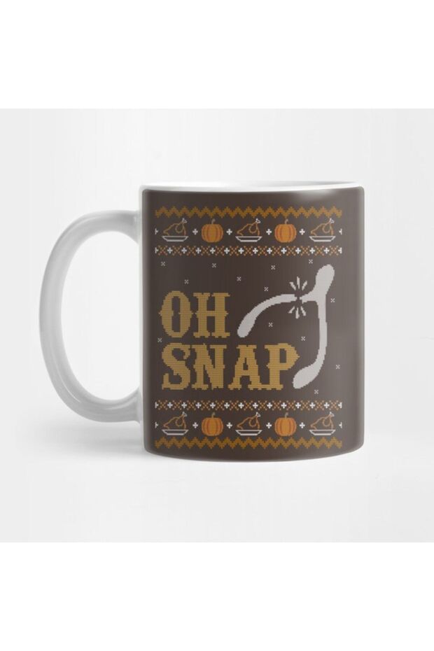 Oh Snap Wishbone - Long Cut Thanksgiving Sweater Mug
For Gift and Presentation