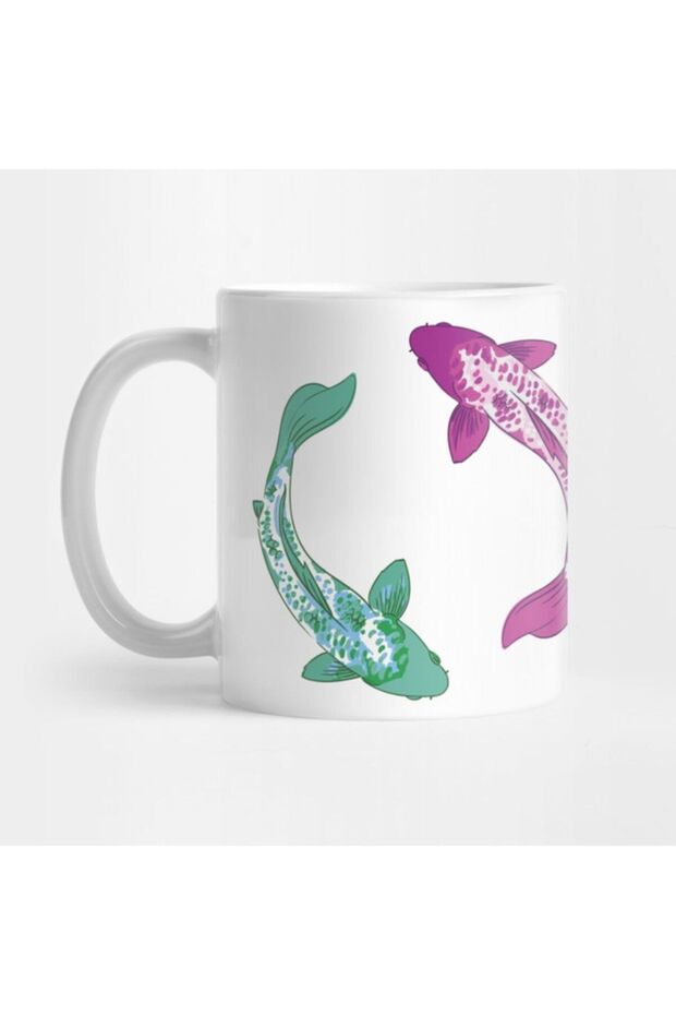 Koi Fish Yin Yang Mug, Gift, Dowry, Presentation