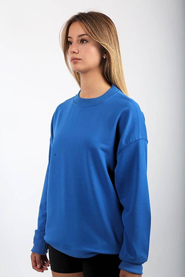 Φούτερ Saks Crew Neck Basic SH111 - 2