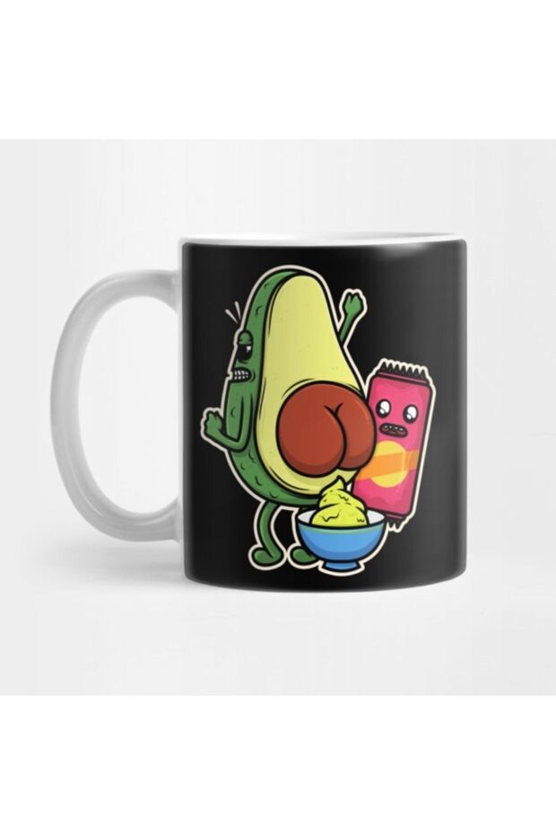 Avocado Snack Chips Dip Vegan Party Cream Mug, Gift, Dowry, Presentation