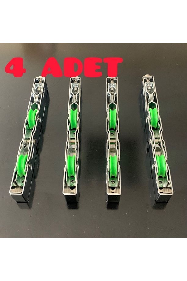 4 Adet Yeşil Sürme Tekeri - 3