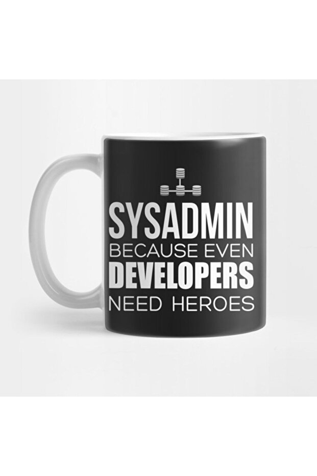 Sysadmin - كوب بطل للمطورين، هدية، مهر، عرض - 1