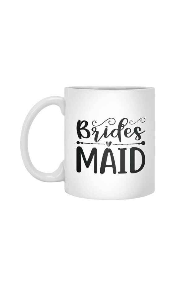 Bridesmaid White Cup, Gift, Dowry, Presentation Holder