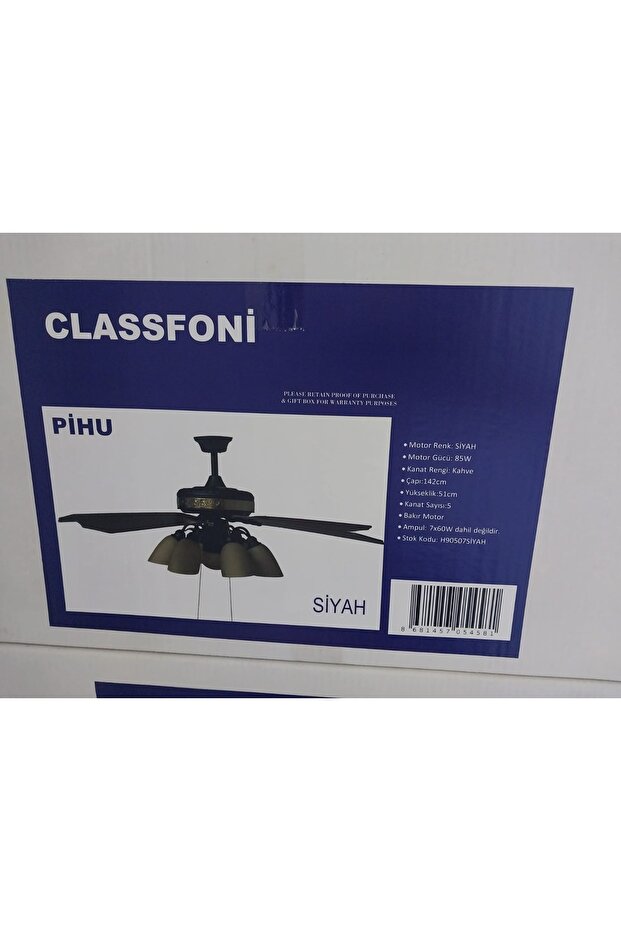 Pihu Tavan Vantilatörü  Prinç - 3