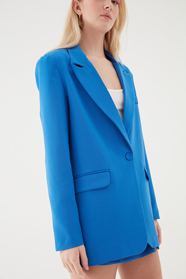 Blazer Ceket Sax - 4