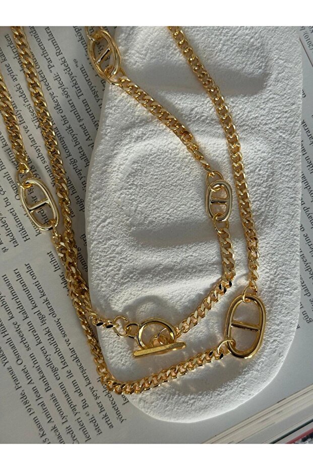 HRMS Gold Chain Necklace