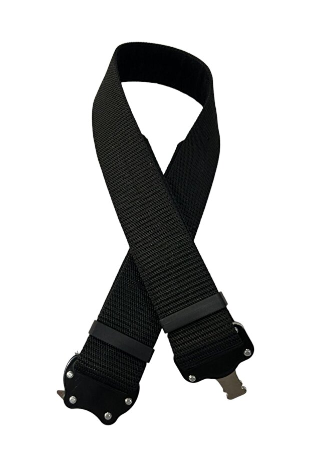 Black Tactical Belt - Cobra Buckle & Reinforced