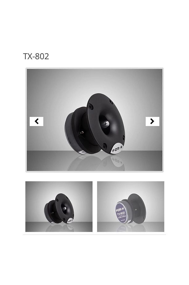 TX-802 TWEETER CİFTTİ 200WAT 100 RMS TANESİ 100WAT 50 RMS İKİ ADET 10CM - 1