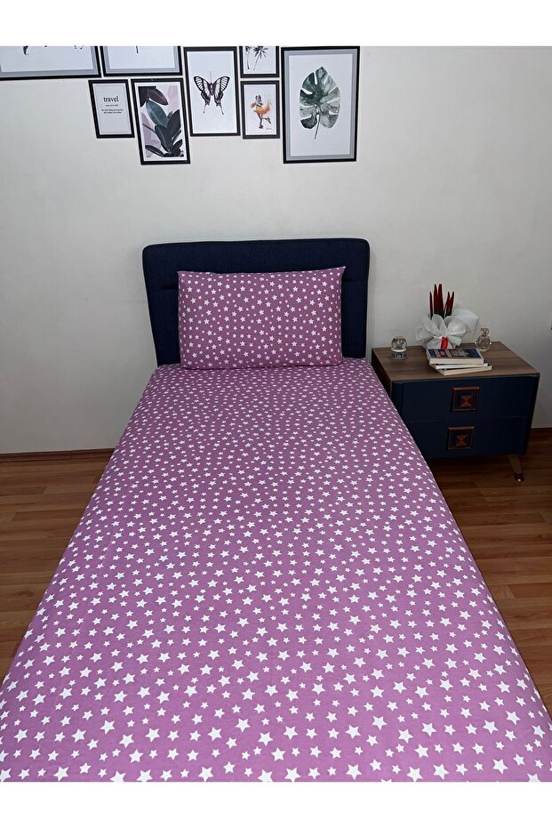 ملاءة سرير مفردة مطاطية ومبطنة - 3