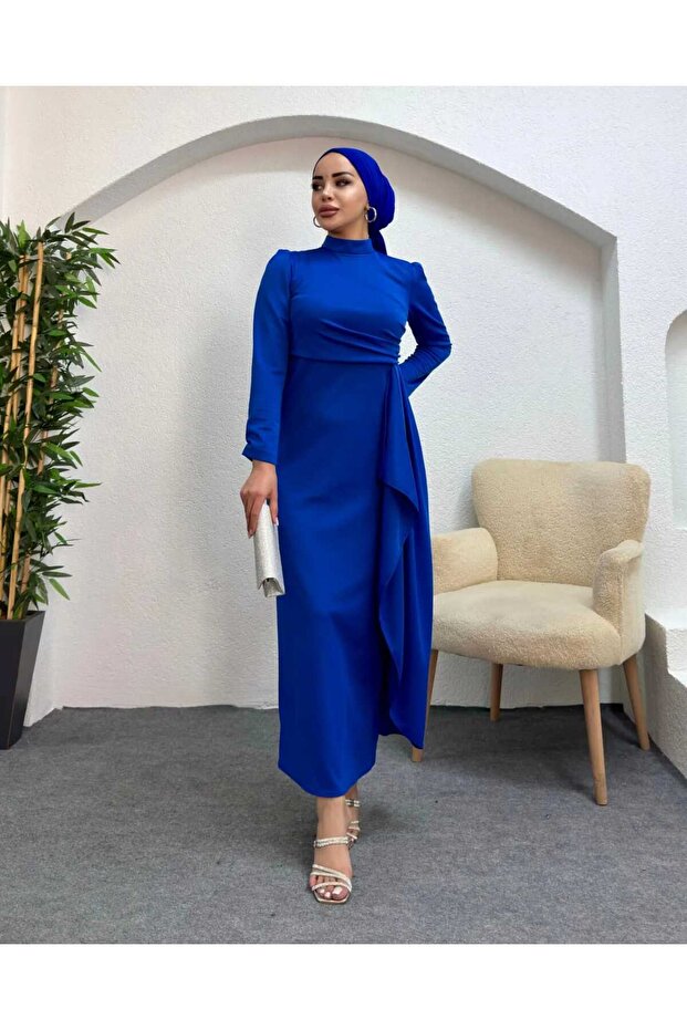 Nalan Scuba Elbise - 3