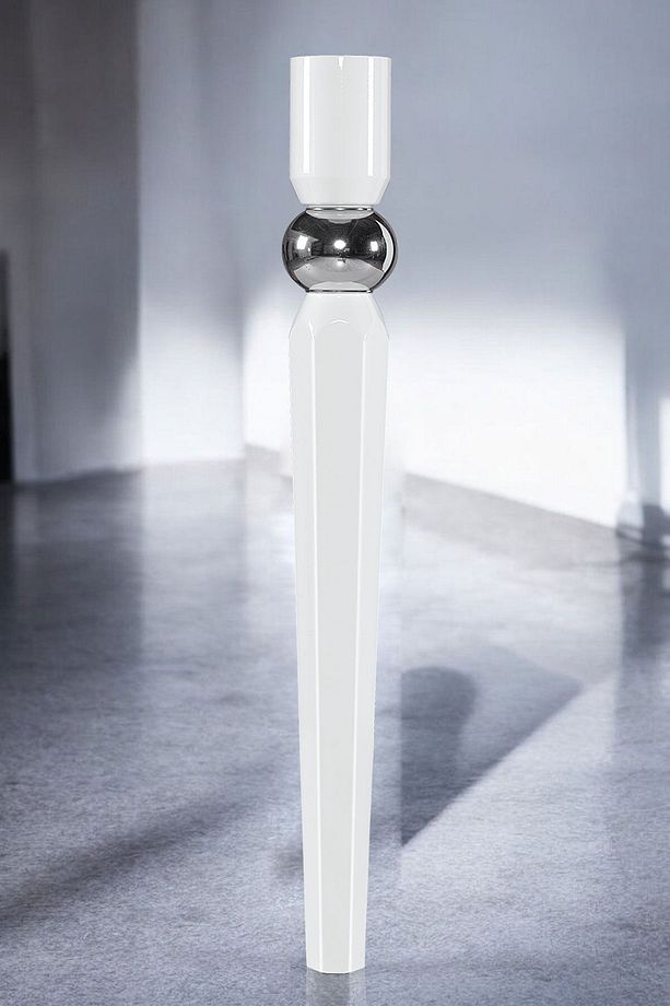 4 Adet Elips Masa Dresuar Ayağı 75 Cm Plastik Beyaz Ayak Mutfak Yemek Masası Mobilya Ayakları Beyaz - 8