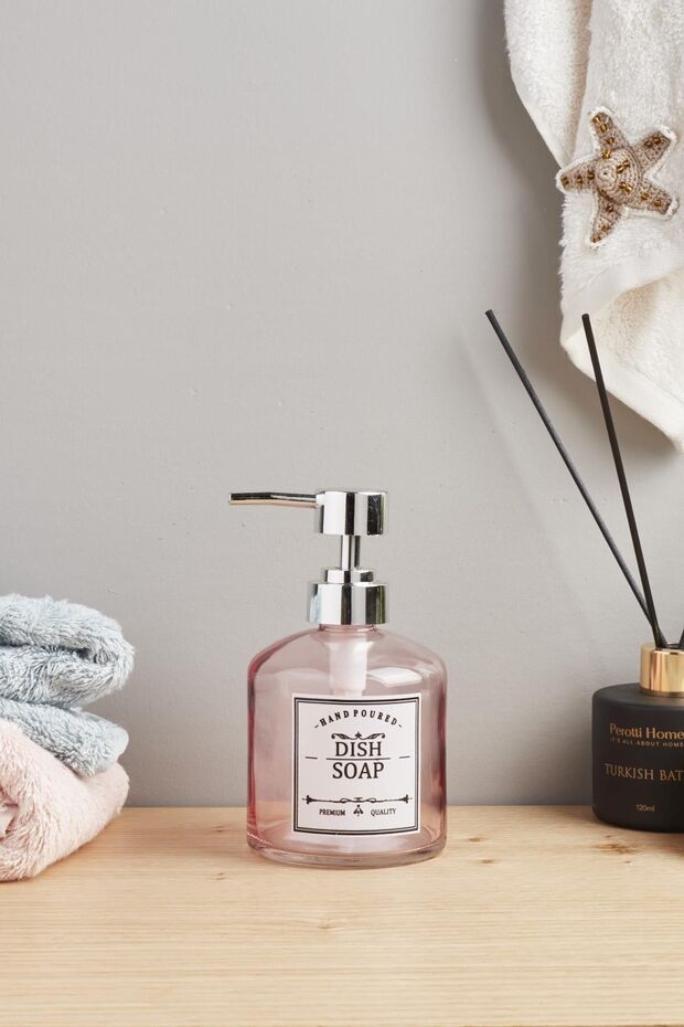 Glass Liquid Soap Dispenser - Dish Soap