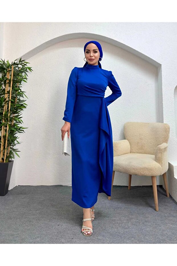 Nalan Scuba Elbise - 1