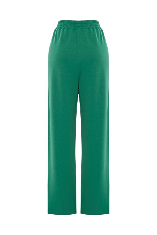 Beli Lastikli Örme Pantolon - 9