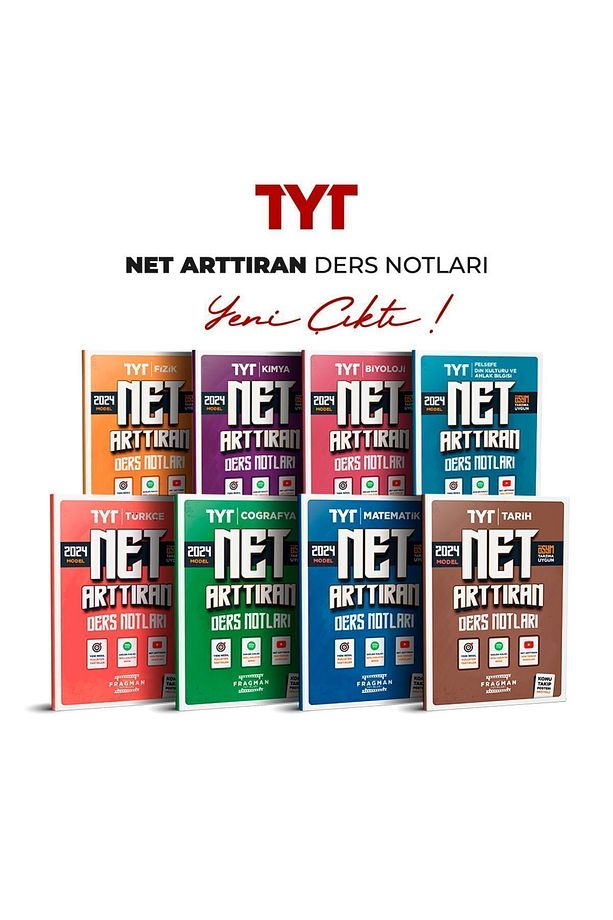 2026 Tyt Net Arttıran Ders Notları Full Set Tyt Konu Takip Çizelgesi Hediye Ösym Tarzına Uygun - 3