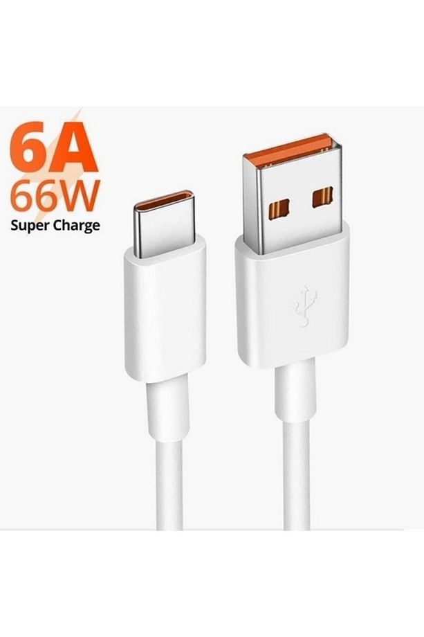 Xiaomi Redmi Note Uyumlu 10 5g 6a 66w Usb Type-c Turbo Hızlı Şarj Ve Data Kablosu - 1