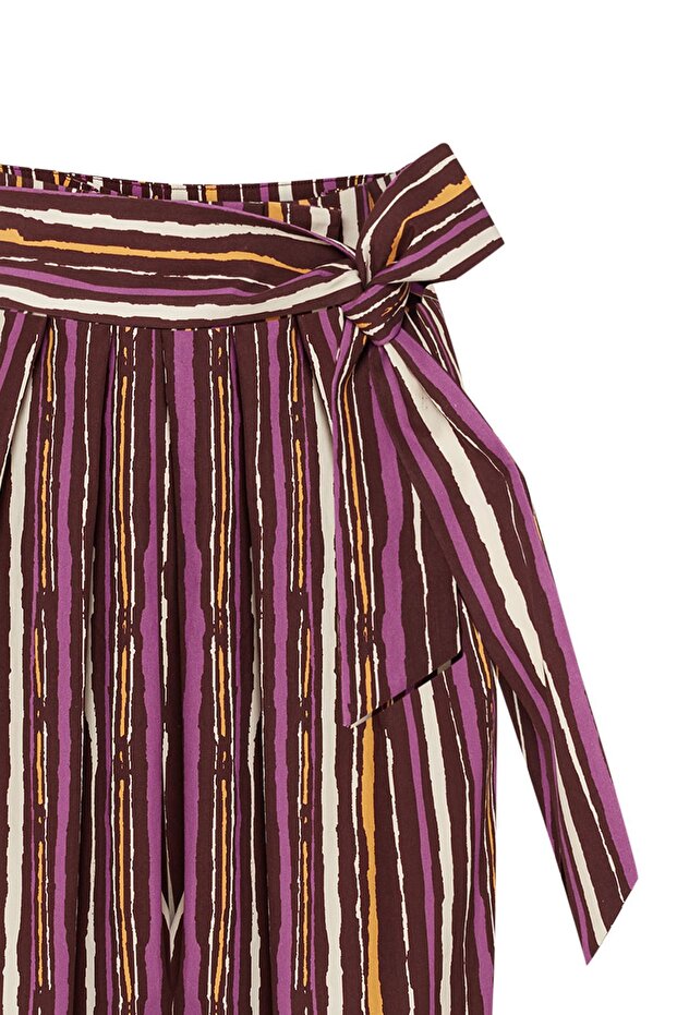 Mor Etnik Pantolon - 8