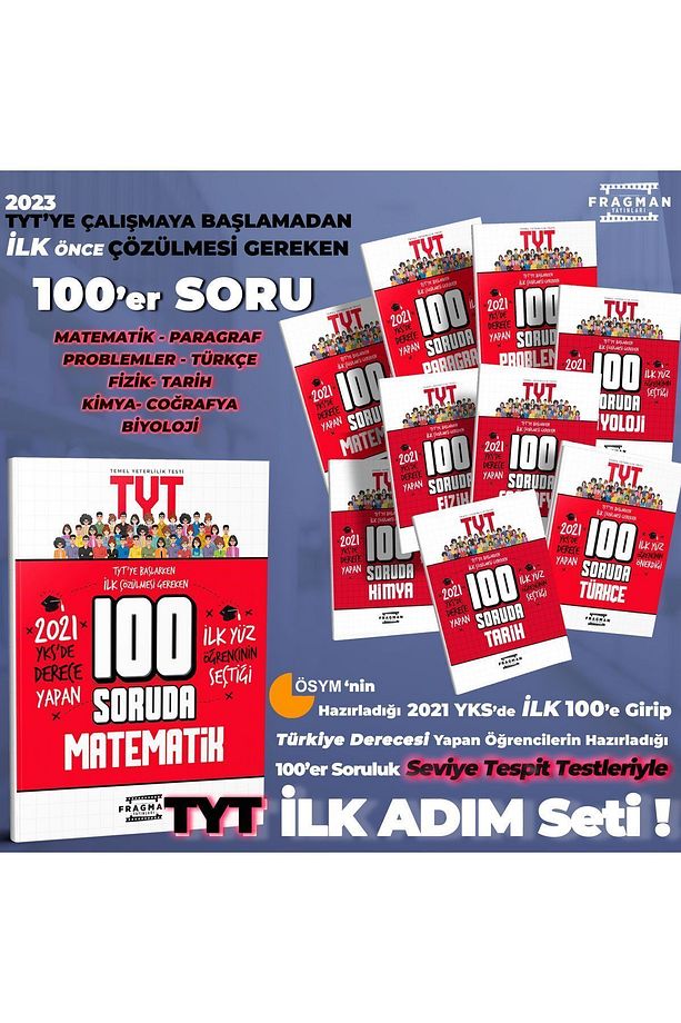 Yks Derece Öğrencilerinden Tyt Ilk Çözülmesi Gereken Sorular Full Set Seviye Tespit Tyt'ye Ilk Adım - 1