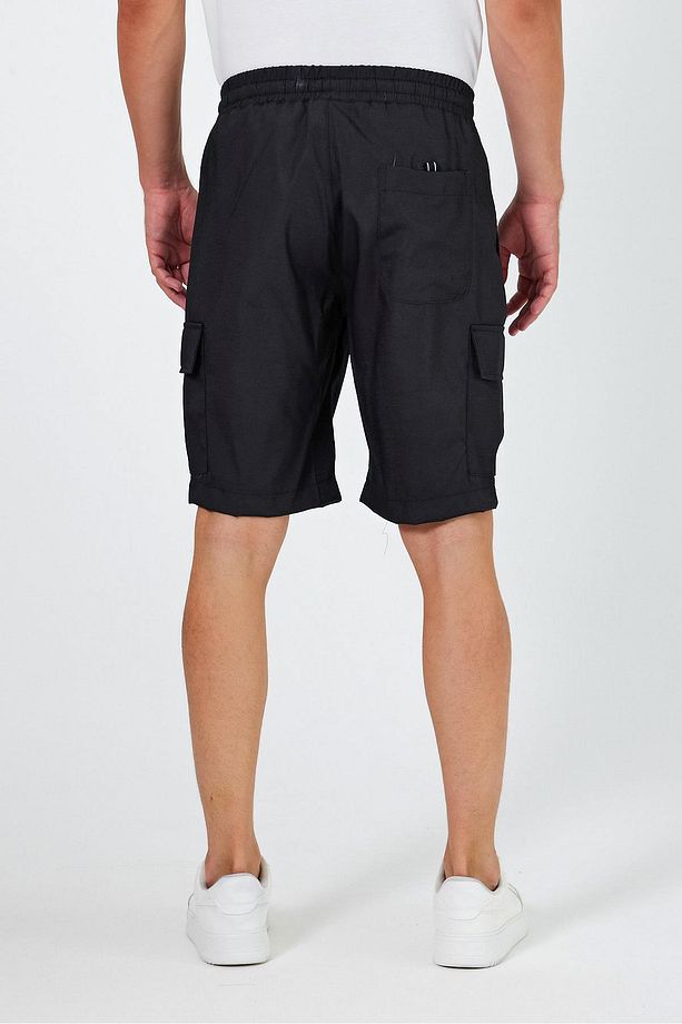 KARGO CEPLİ BERMUDA ŞORT (E24-6502) - 5