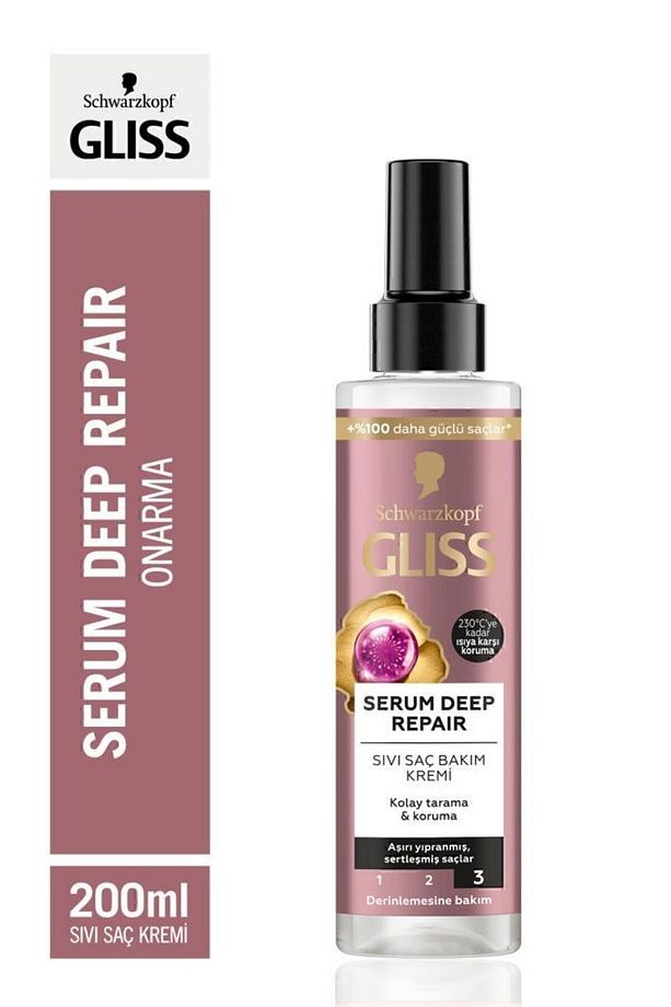 Serum Deep Repair Şampuan 400 ml + Sıvı Saç Kremi 200 ml - 4