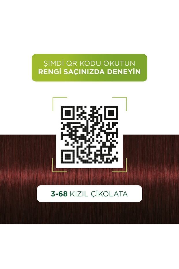 Kalıcı Doğal Renkler 3-68 Kızıl Çikolata - 3