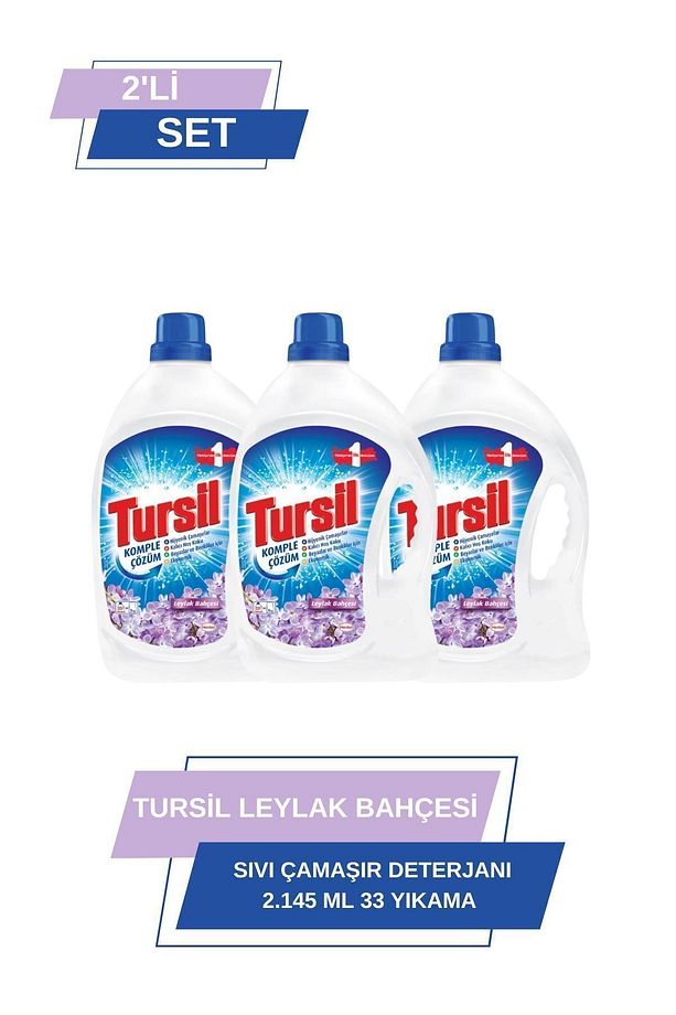 Sıvı Çamaşır Deterjanı 3 x 2145ml (99 Yıkama) Leylak Bahçesi - 1