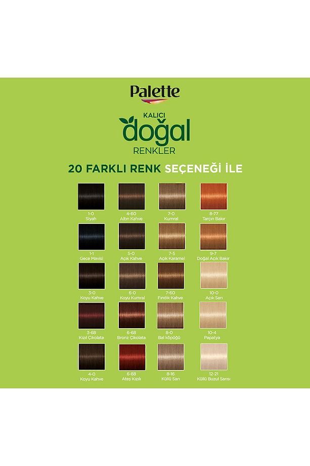 Kalıcı Doğal Renkler 3-68 Kızıl Çikolata - 6