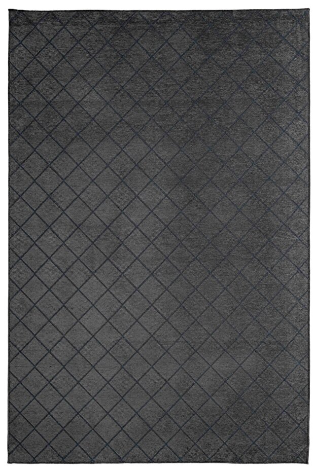 سجادة Moreno Anthracite Viscose - قاعدة مضادة للانزلاق، سجادة مطبخ قابلة للغسل 1263