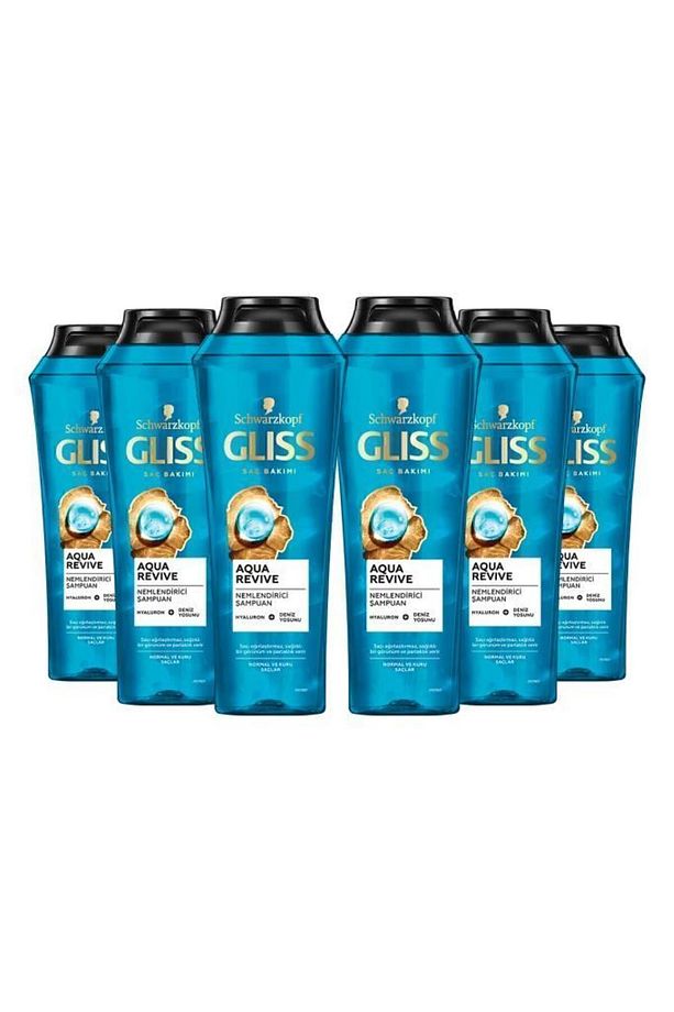 Aqua Revive Hyaluron Ve Deniz Yosunu Içeren Nemlendirici Şampuan 400 ml X 6 Adet - 2