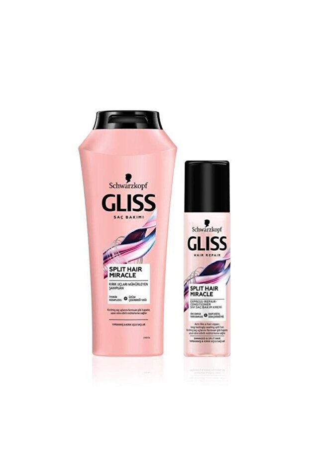 Split Hair Miracle Şampuan 500 ml Split Hair Miracle Sıvı Saç Kremi 200 ml - 3