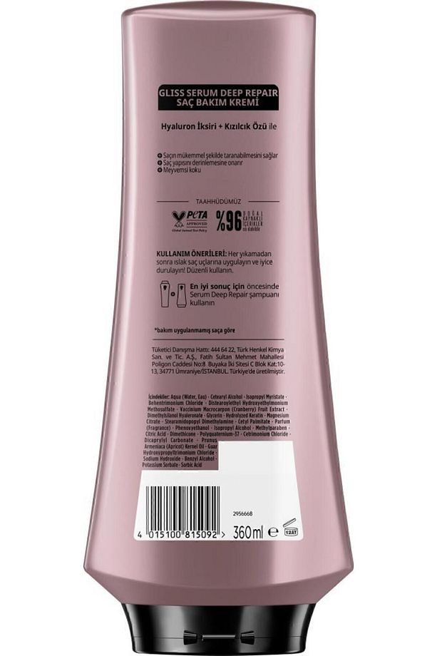 Serum Deep Repair Onarıcı Şampuan 400 ml ve Saç Kremi 360 ml - 7