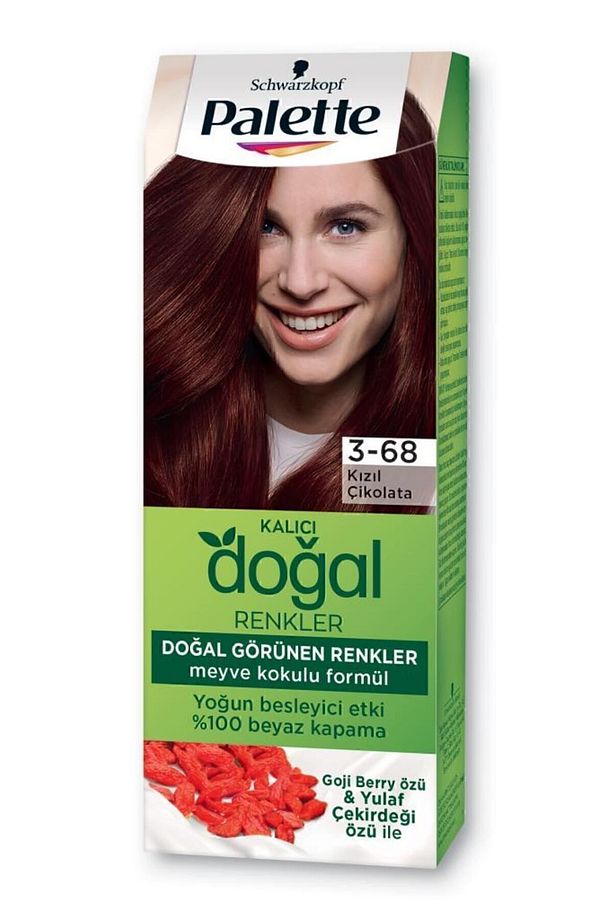 Kalıcı Doğal Renkler Saç Boyası 3-68 Kızıl Çikolata X 3 Adet - 4