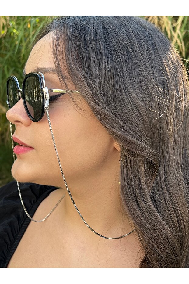 سلسلة النظارة فضية عادية - 1