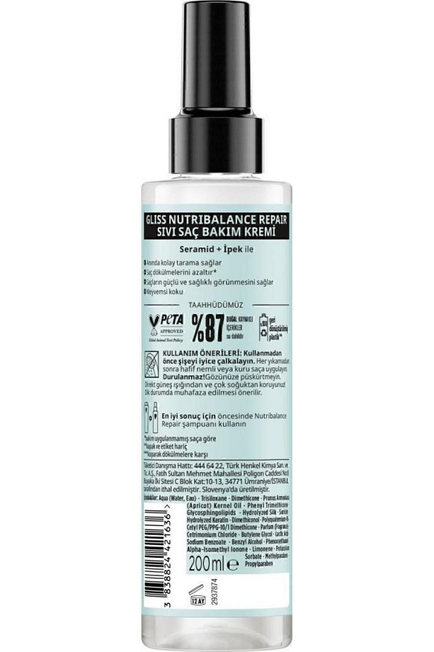 Nutribalance Şampuan 400 ml x 2 Adet + Sıvı Saç Kremi 200 ml - 7