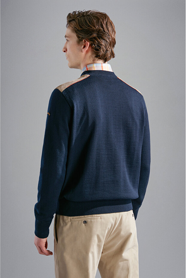 MEN'S KNITTED ROUNDNECK C.W. WOOL - 2