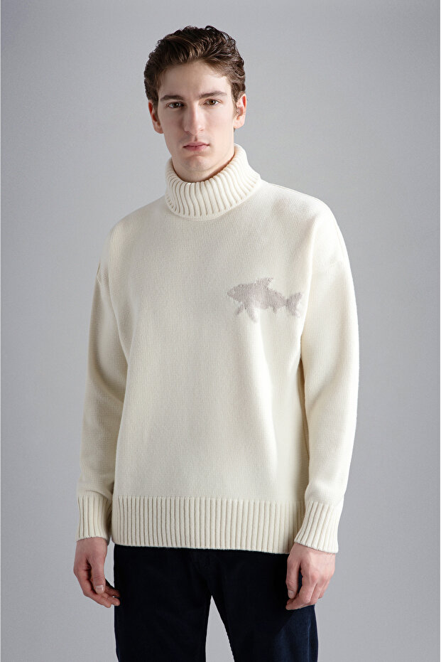 MEN'S WOOLLEN TURTLENECK