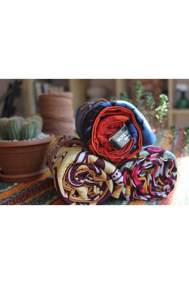 Aztek Etnik Yuvarlak Duvar Örtüsü Tapestry 150x150 - 5