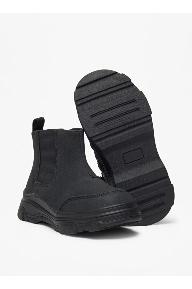 أحذية صلبة عالية القطع مع سحاب للإغلاق - 4