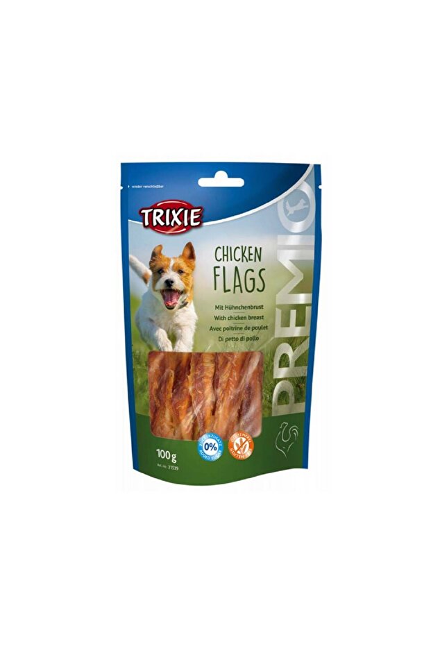 Premio Chicken Flags Chew for Dogs, 100g