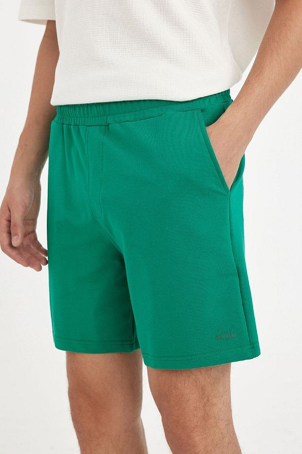 Slim Fit Dar Kesim Dar Paça Şort A3893ax24hs - 5